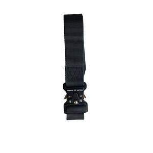 Hisea Black Tactical Belt Nylon Quick Release Metal Buckle Outdoor Gorp Medium